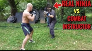 BEEF MATCH| REAL LIFE NINJA vs COMBAT INSTRUCTOR ( @hard2hurt )