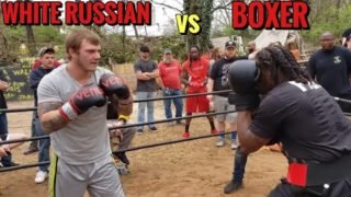 GIANT WHITE RUSSIAN vs BOXER