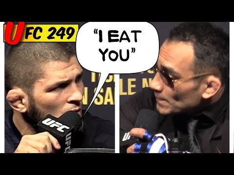 Khabib Nurmagomedov Tells Tony Ferguson, "I Can Eat You in Street Fight"