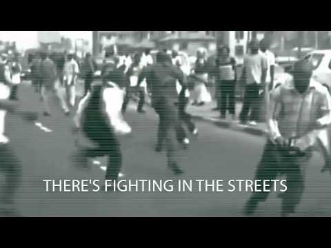 ManLiftingBanner – FIGHTING IN THE STREETS