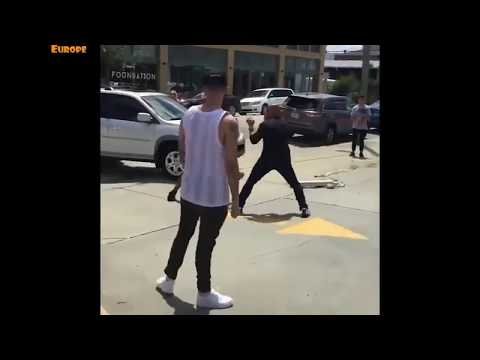 OMG..MMA Fighter knocks out street  Fighters Compilation (must watch)