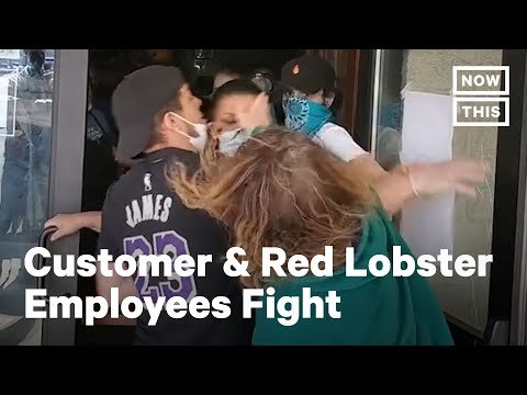 Red Lobster Customer and Employees Fight on Mother's Day | NowThis