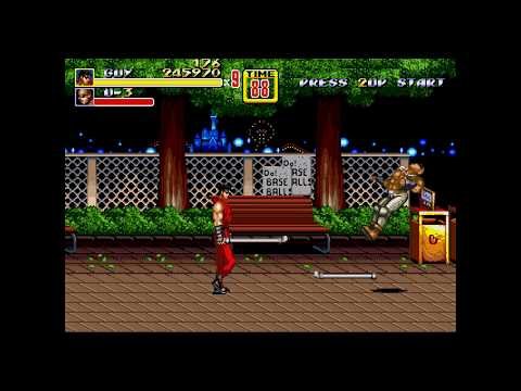 Streets of Rage 2 – Final Fight Crossover 2019 – Guy playthrough