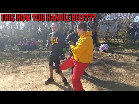 THIS HOW YOU HANDLE BEEF???