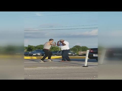 Two Men Fight in the Streets of Springfield