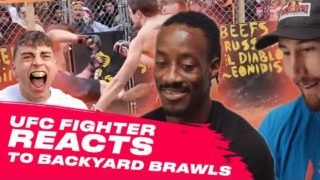 UFC Fighter Reacts to Backyard Brawls (STREETBEEFS)