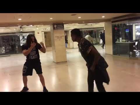 UFC" #MMA fighter forced to fight at train station