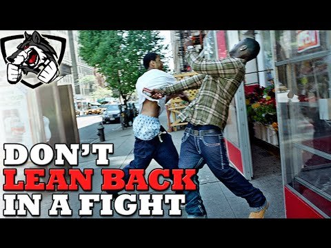 Why You Should NOT Lean Back in a Street Fight!